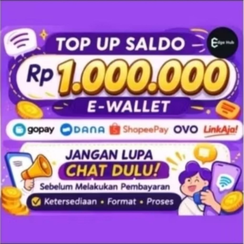DANA Digital Top Up & Isi Saldo Dompet Elektronik 24 jam