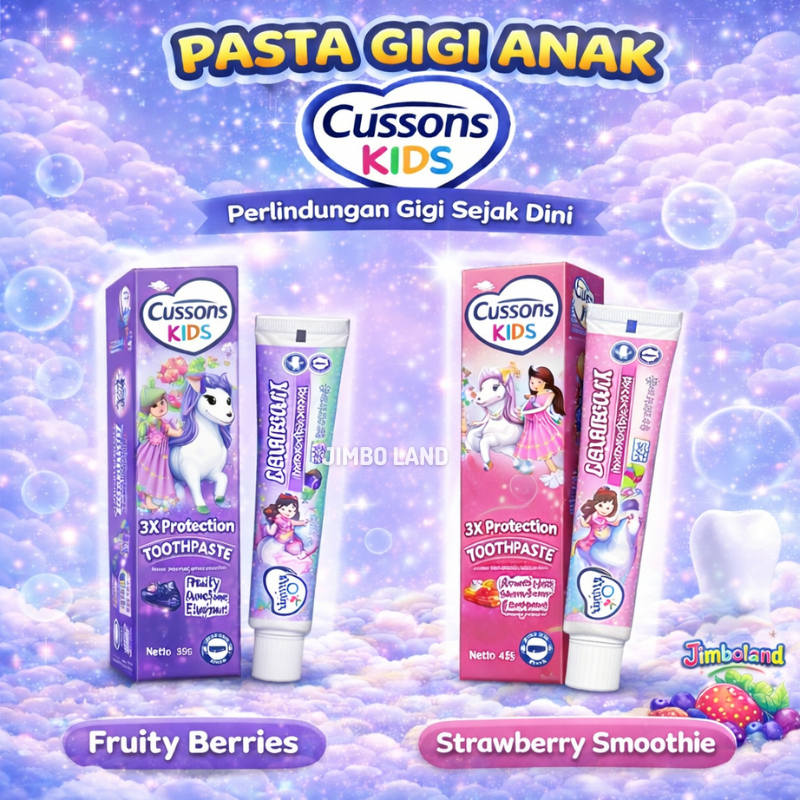 JIMBOLAND CUSSON KIDS TOOTHPASTE 45GR - PASTA GIGI ANAK