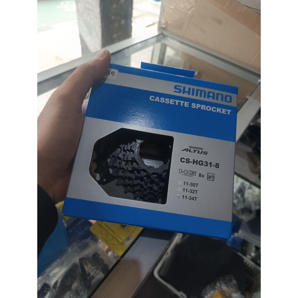 SPROKET SHIMANO CS-HG31 8SPEED BLACK OXO 7 SPEED 11-36T CHROME