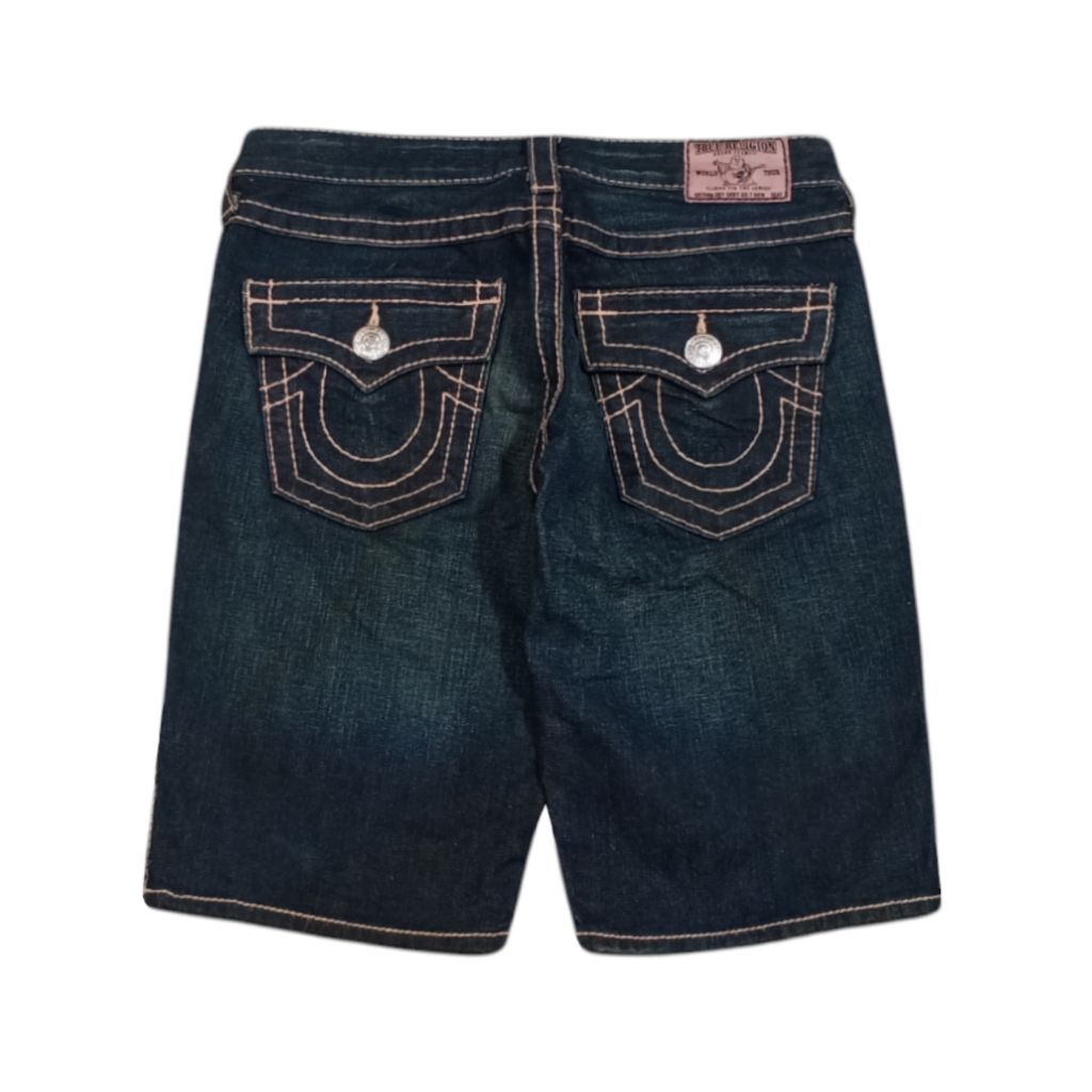 CELANA PENDEK JEANS TRUE RELIGION SECOND SIZE 27