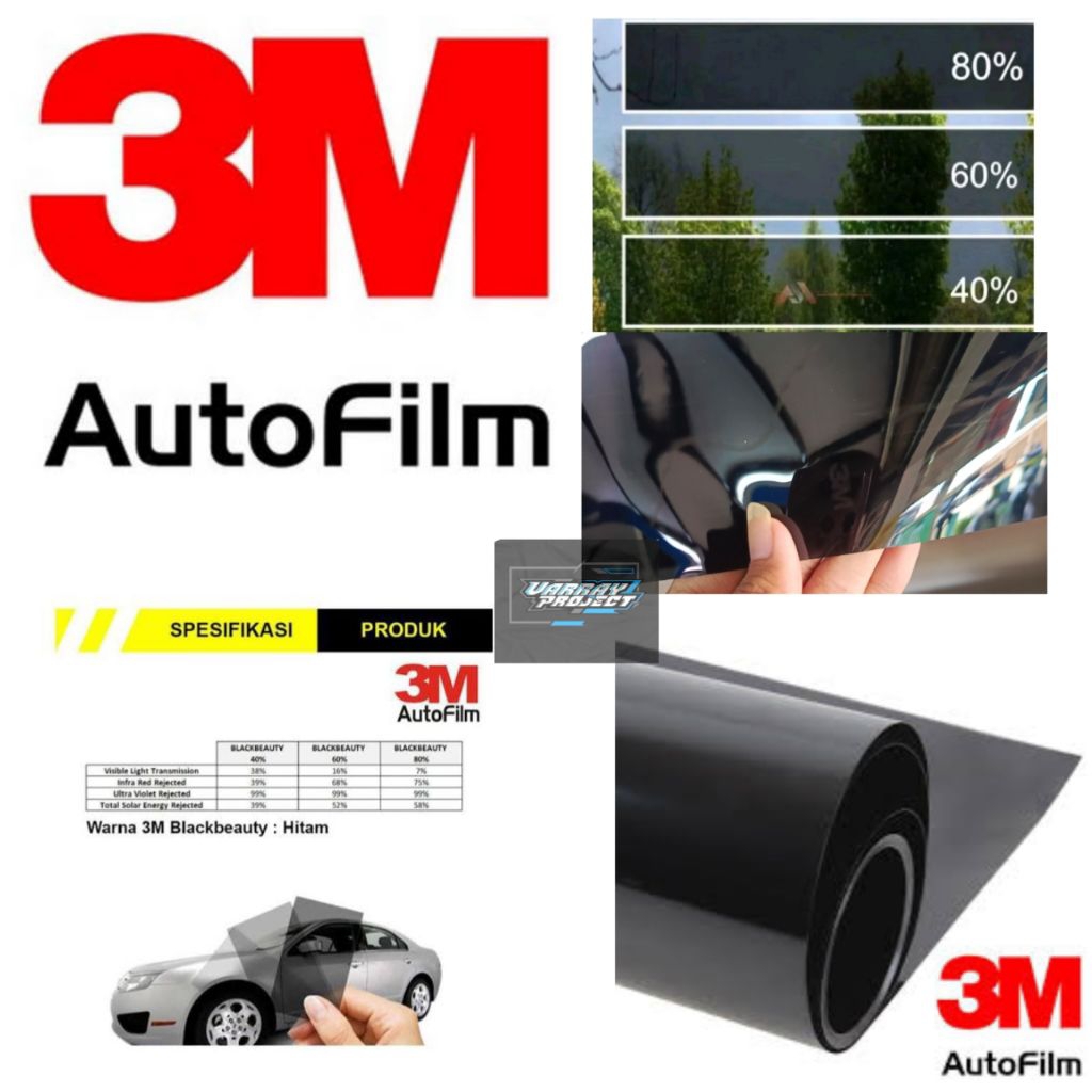 Kaca Film 3M auto film original black beauty Termurah