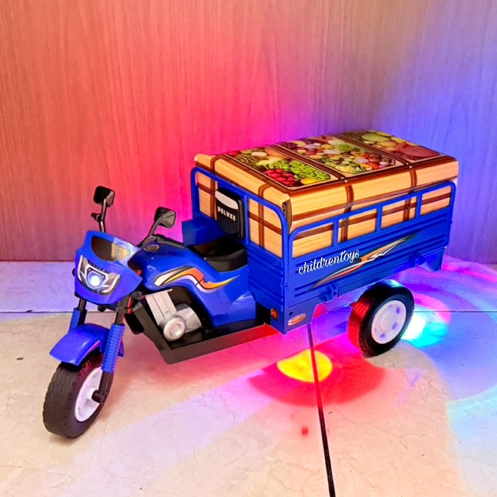 Mainan Motor Anak Roda Tiga Viar Tosa /Mainan Luxury Three Wheels Motorbike (GK)