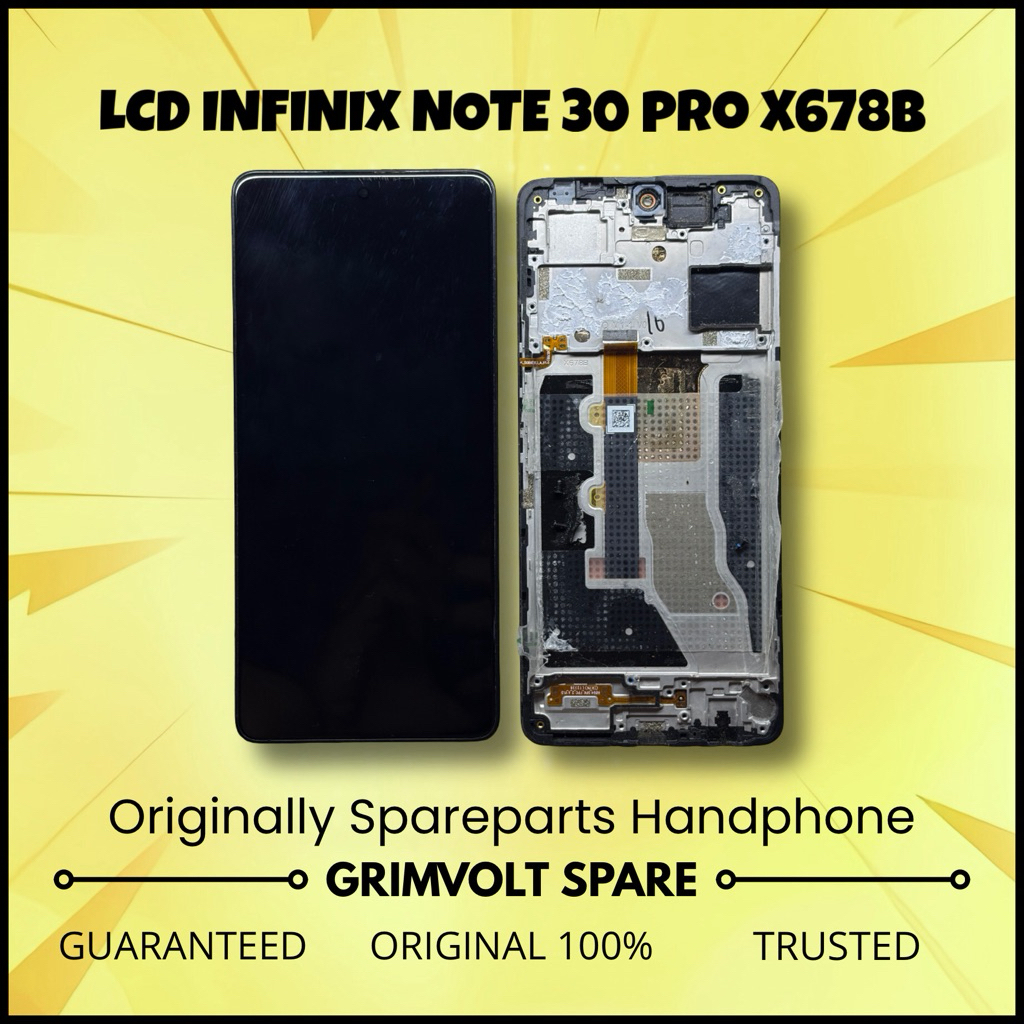 LCD TOUCHSCREEN SET FRAME INFINIX NOTE 30 PRO X678B ORIGINAL COPOTAN