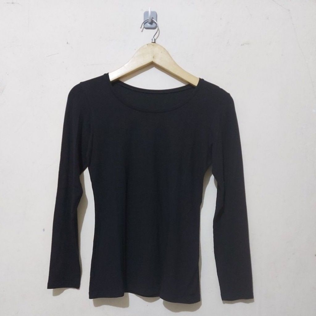code:Tshirt Heattech extrawarm crew neck UNI*M