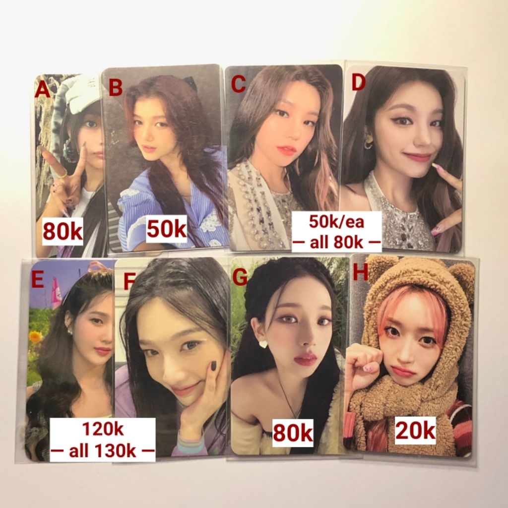READY (OFFICIAL) PHOTOCARD OFFICIAL Red Velvet JOY Queendom POB MUMO JAPAN album Karina Aespa SMCU 4