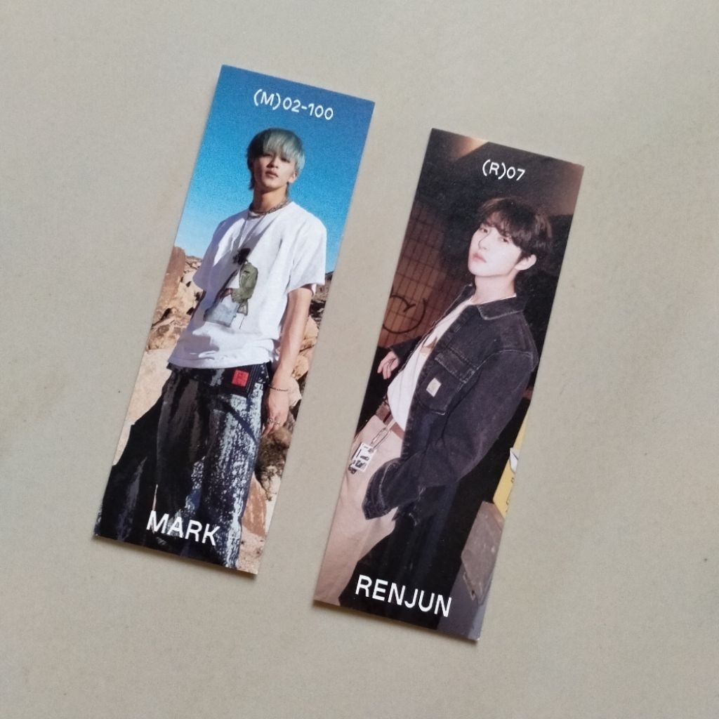 BOOKMARK NCT 2023 GOLDEN AGE MARK RENJUN WTS WANT TO SELL DREAM