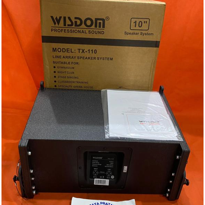 (JUAL 1 BUAH) Wisdom TX110 – 10 Inch Speaker Line Array Pasif TX-110 Speker