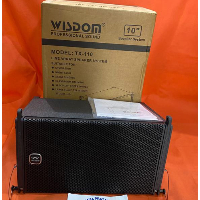 (JUAL 1 BUAH) Wisdom TX110 – 10 Inch Speaker Line Array Pasif TX-110 Speker