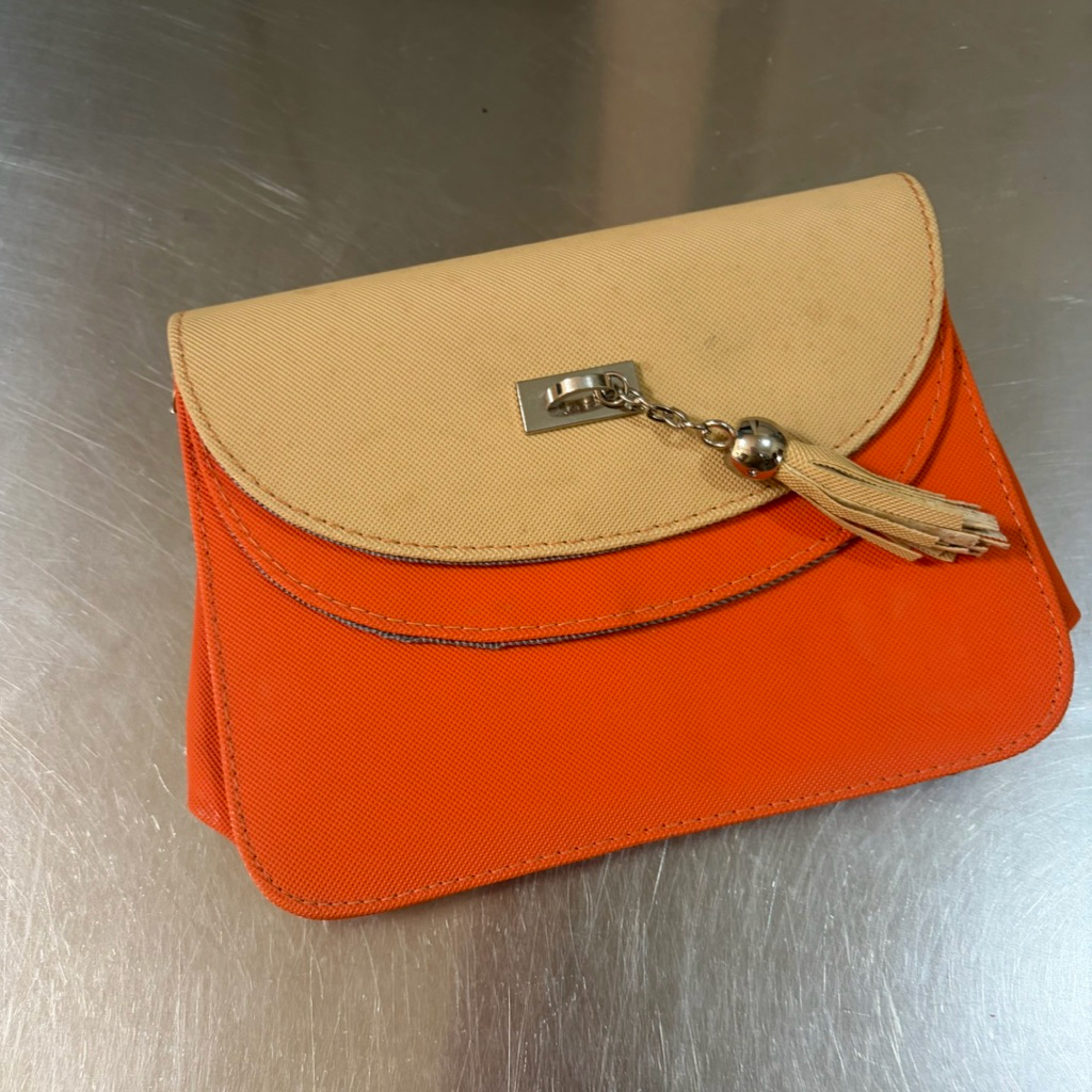 Tas Wanita Orange Tenteng Handbag Tas Kecil Mini Bag