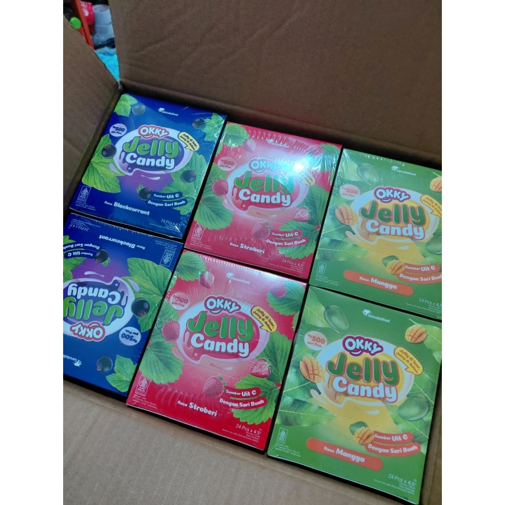 Okky Jelly Candy 1 Box (24 pcs)