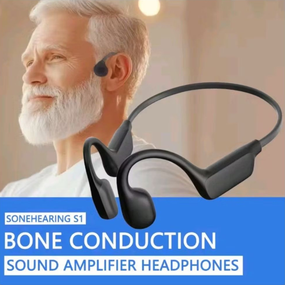 Earphone Bone Receiver Bone Conduction Earphone Wireless for Transmitter