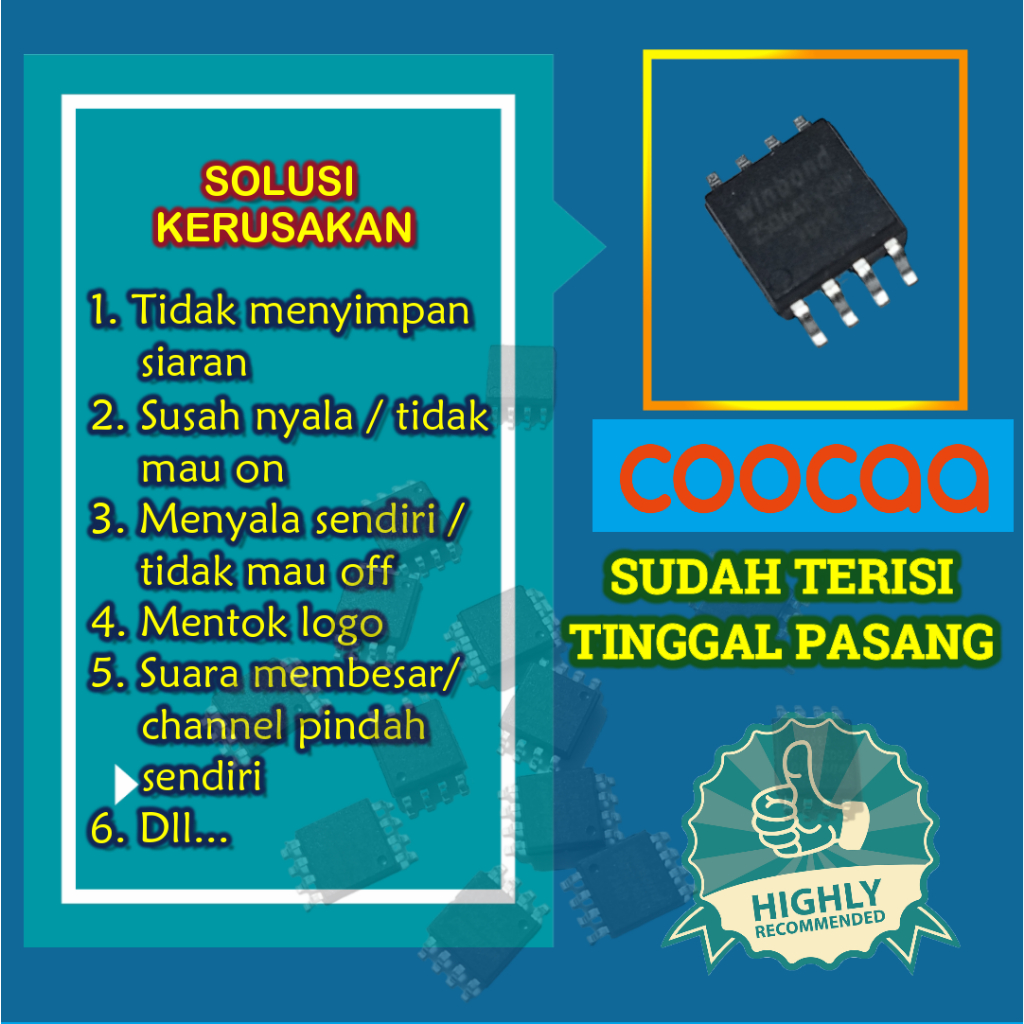Firmware Coocaa 32E36 32E36T IC memory bios