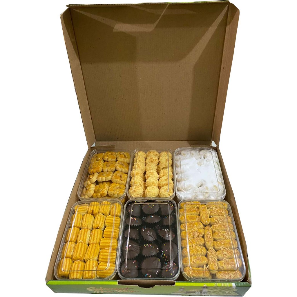 Paket Kue Kering Ny. Lie Lie - Isi 6 Toples