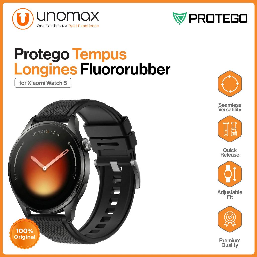 Watch Strap / Band Xiaomi Watch 5 Protego Tempus Longines Fluororubber (PT-086)