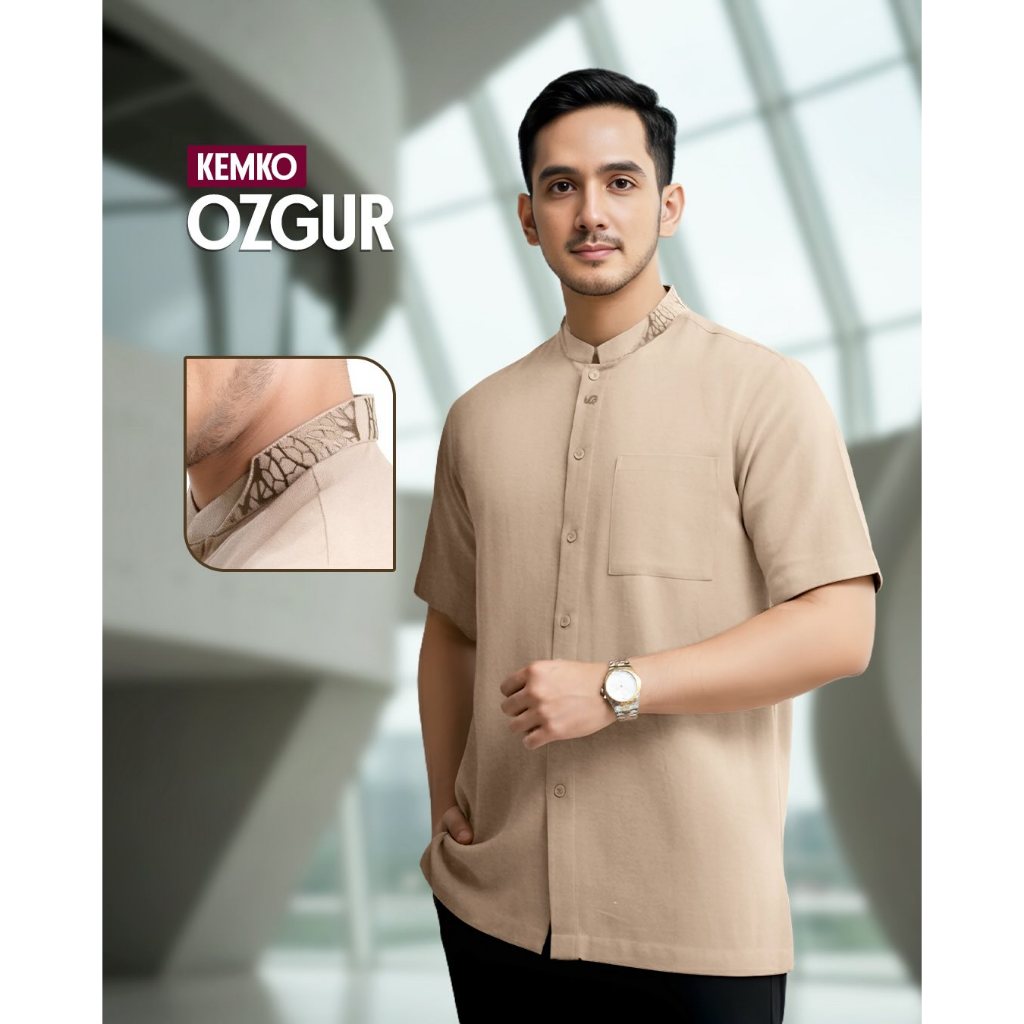 Kemko Ozgur | Kemeja Koko Ozgur | Koko Dewasa| Baju Koko Dewasa Terbaru | Baju koko  rabbani origina
