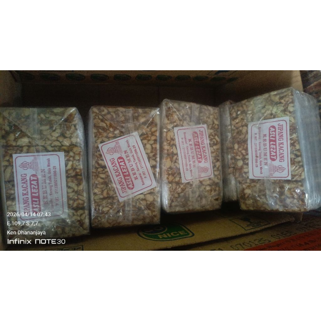 Jipang kacang Asli Kebumen isi 5