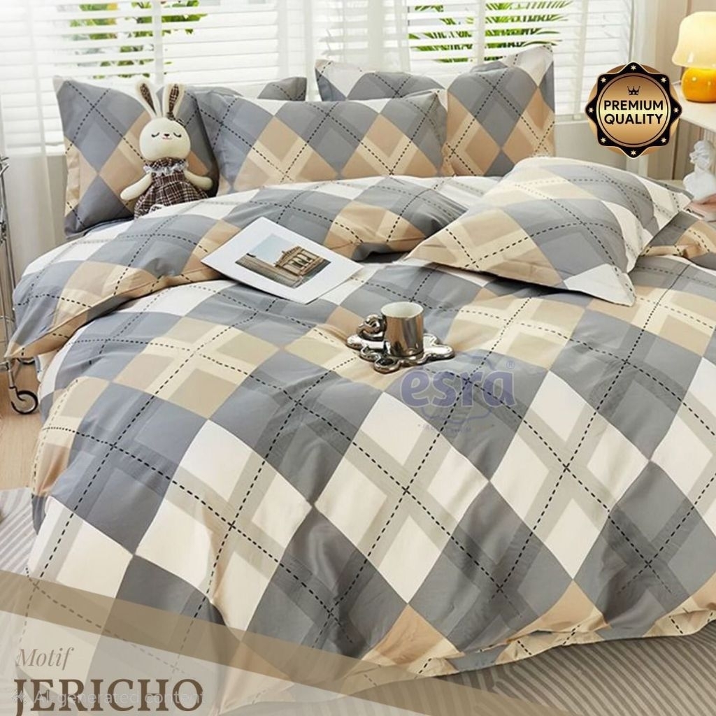 Sprei Jericho / Sprei Katun Adem / Jahit Sprei Murah / Star Collection