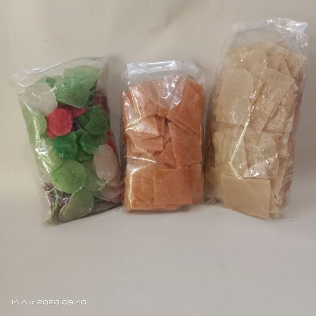 kerupuk tahu mentah khas tradisional