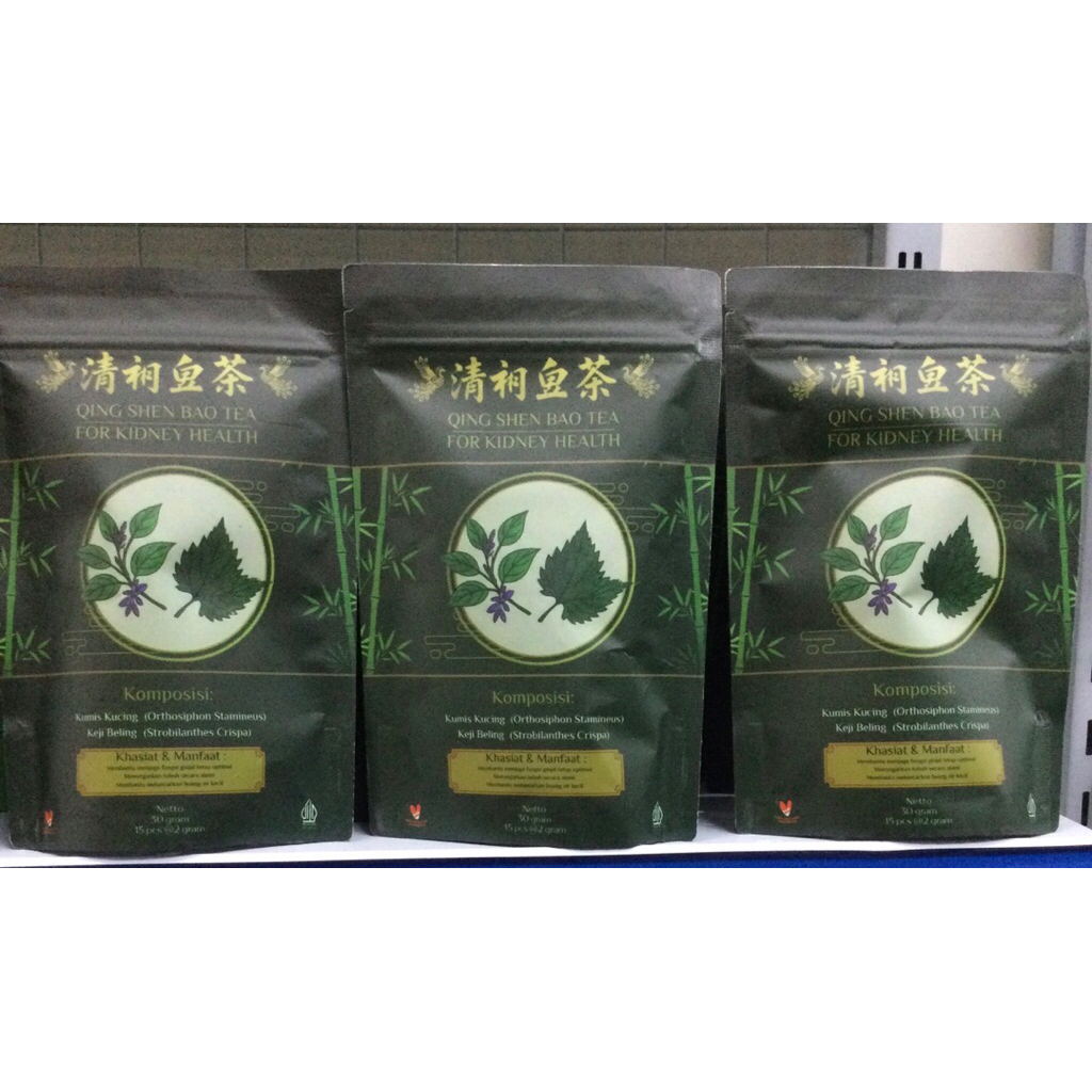 Seijin cha Teh herbal kumis kucing ,koji beling ,Tempuyung