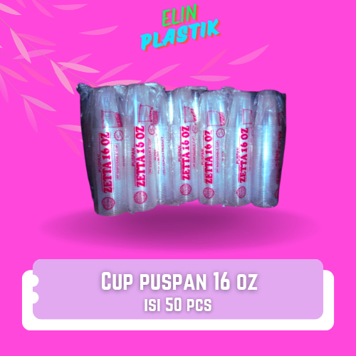 Gelas Cup Puspan / Gelas cup 16 oz / Gelas Cup jus / Gelas cup 16 oz Puspan