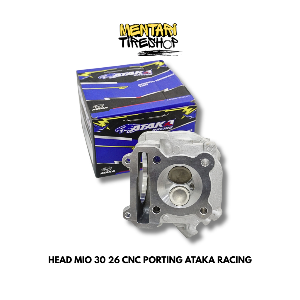 HEAD ATAKA RACING MIO 30 26 BLOK HEAD CYLINDER SILINDER SOUL MIO SPORTY 30/26 ATAKA RACING