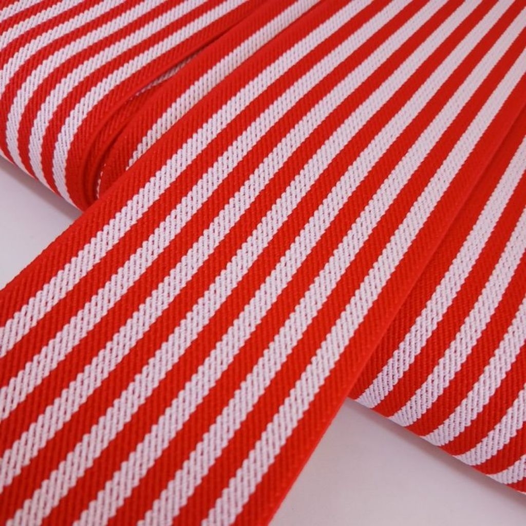 karet elastis salur merah 6 cm per meter