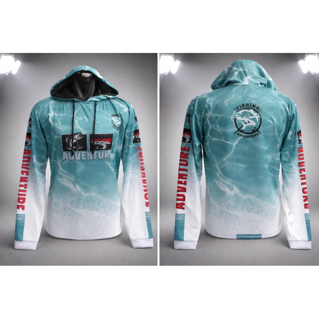 Jersey kaos mancing | Jersey kupluk mancing dewasa | fishing lengan panjang