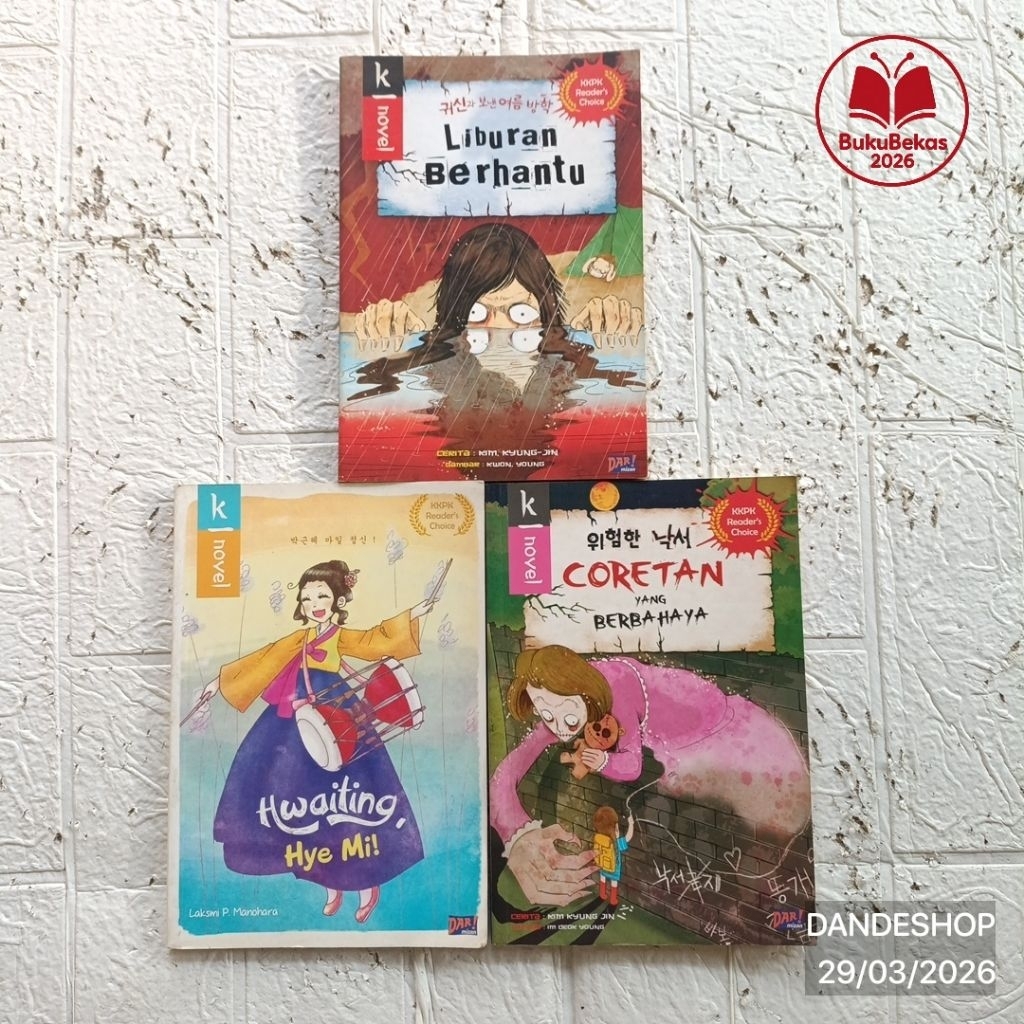 K Novel KKPK Reader's Choice) Pilih Judul - Novel Anak Bekas Preloved