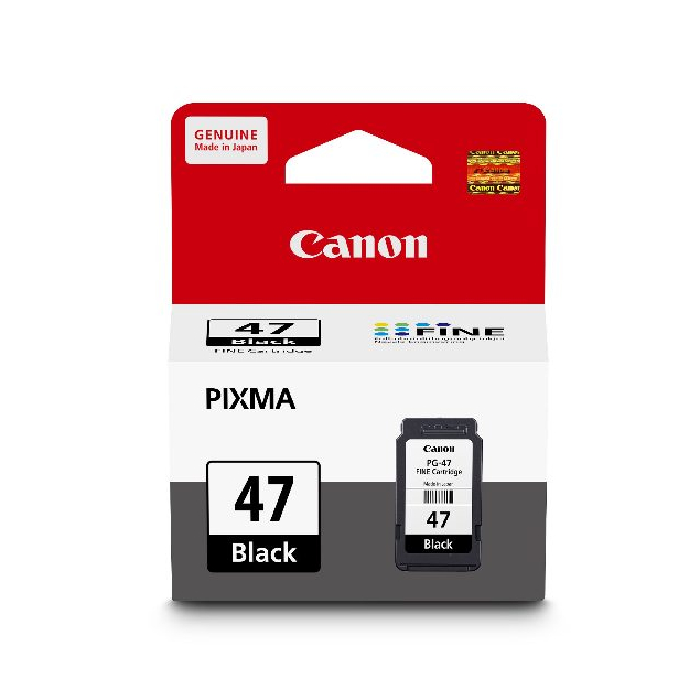 100% ORIGINAL Tinta Canon PG 47 / CL 57 – Tinta Canon E410 E470 E3470 E4570 – Tinta Asli