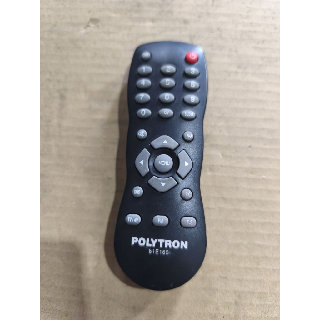 remot tv tabung polytron original