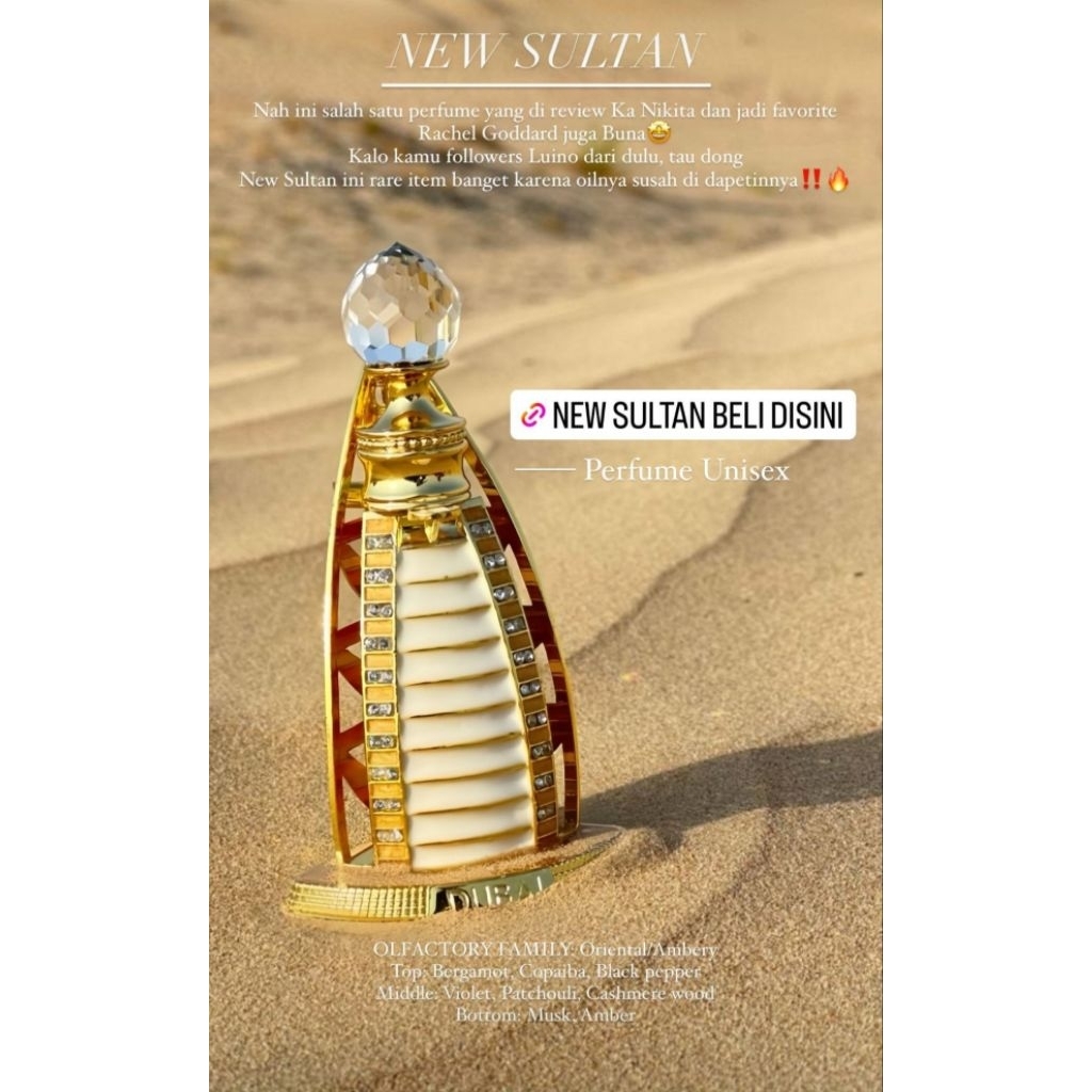 Luino Parfum Arabian New Sultan ORIGINAL