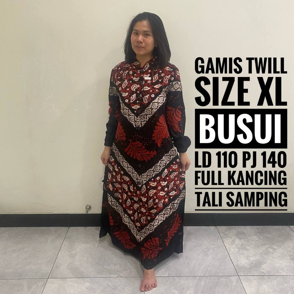 Gamis Wanita Dewasa Terbaru Kekinian Syari Pesta Raya Lebaran Casual Kasual Long Dress Twill Ori Pek