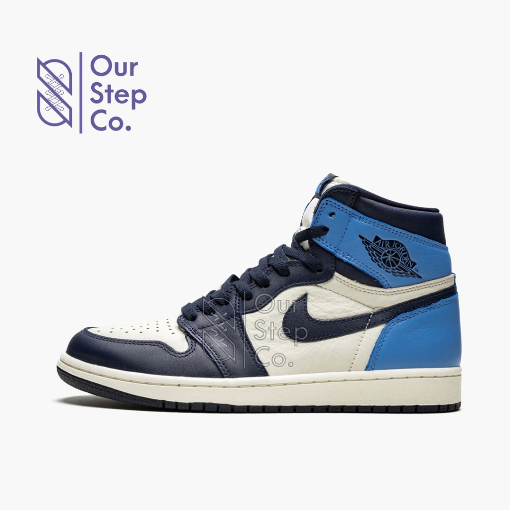 Sepatu Nike Air Jordan 1 Retro High Obsidian Blue BNIB Original