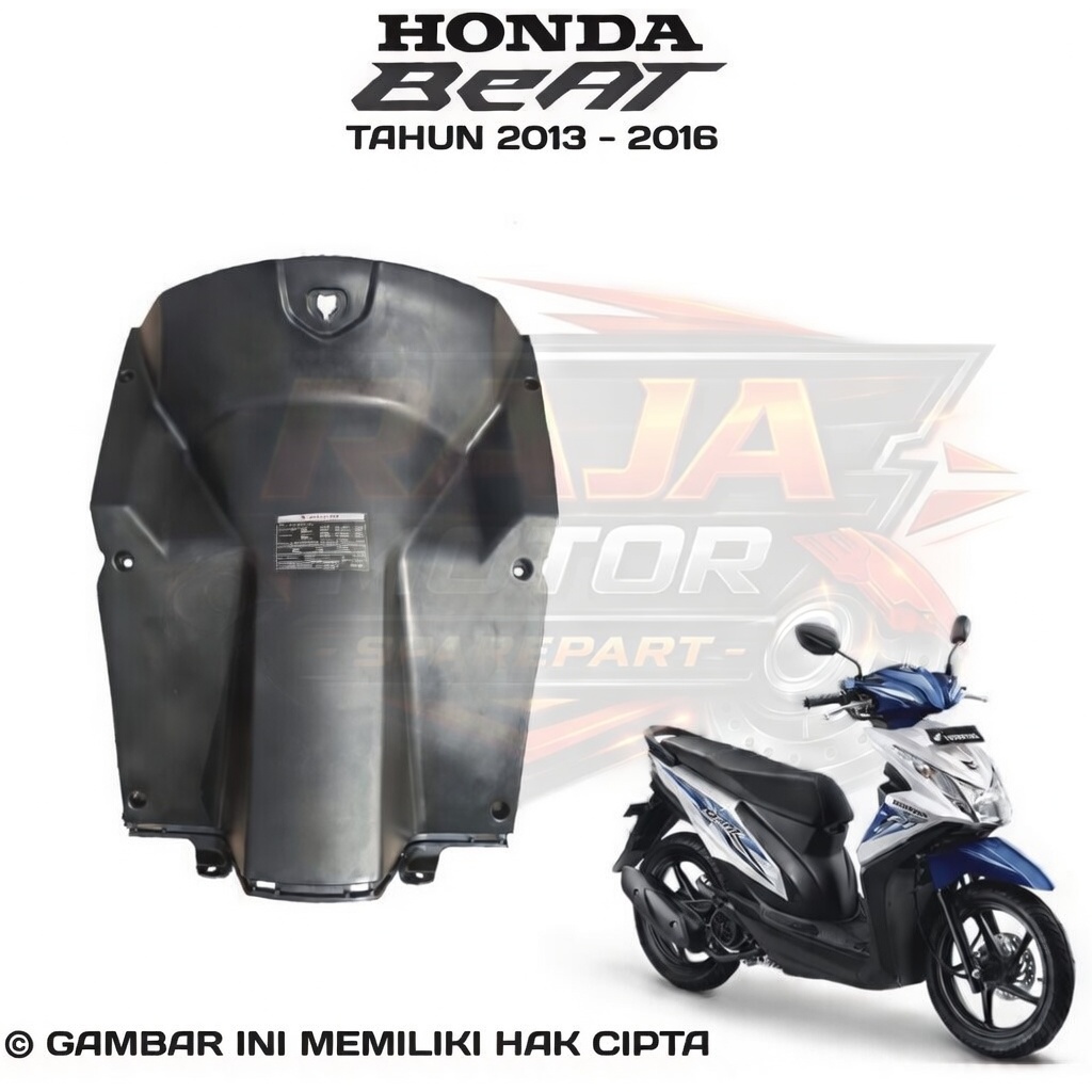 Dek Kunci Bawah Motor Honda BeAT FI Tahun 2013 - 2016 Stater Halus Stater Kasar Cover Body Kasar Bea