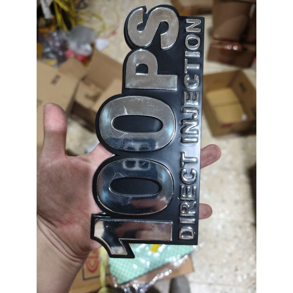Emblem 100ps untuk coltdiesel PS100 local