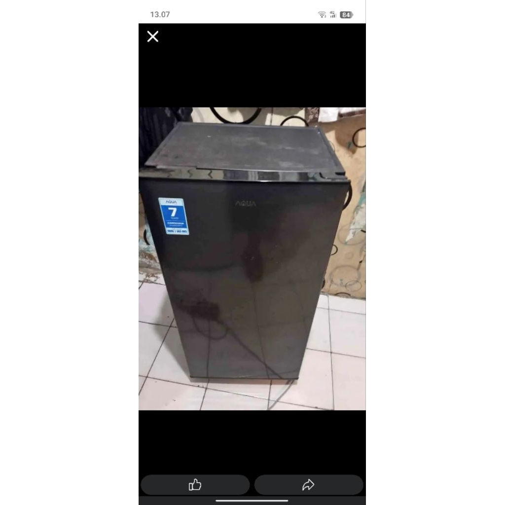 kulkas Aqua 1 pintu