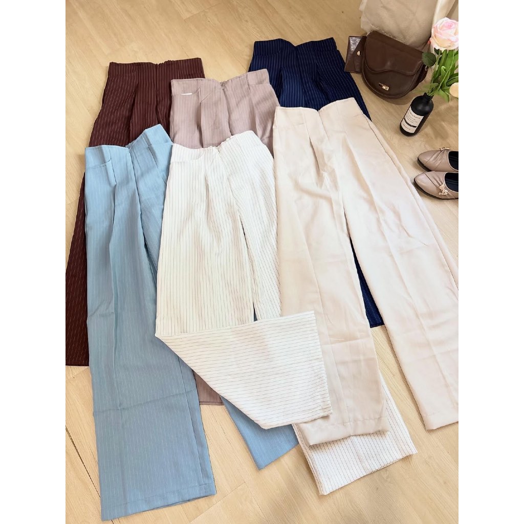 City Pants Stripe Wispie