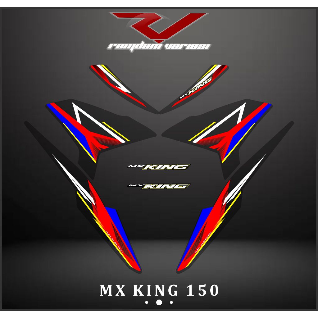 STRIPING TRANSPARAN JUPITER MX KING 150/STIKER MX KING/STRIPING VARIASI MX KING 150 MTF 2026 KEREN