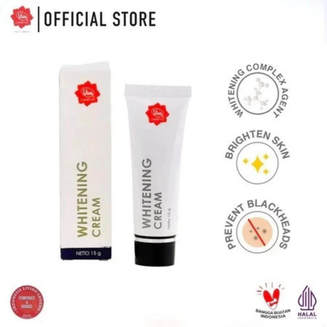 Viva Whitening Cream 15gr – Krim Pencerah & Pemutih Wajah, Hilangkan Flek & Noda Hitam