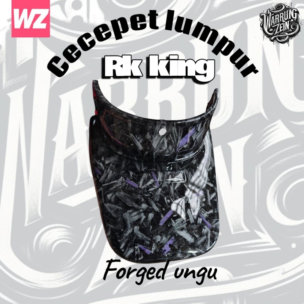 carbon cover penahan lumpur  cecepet lembur rx king