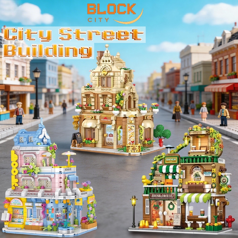 Block City - Inbrixx Panlos Teddy Bear Café Puzzle Block Bricks