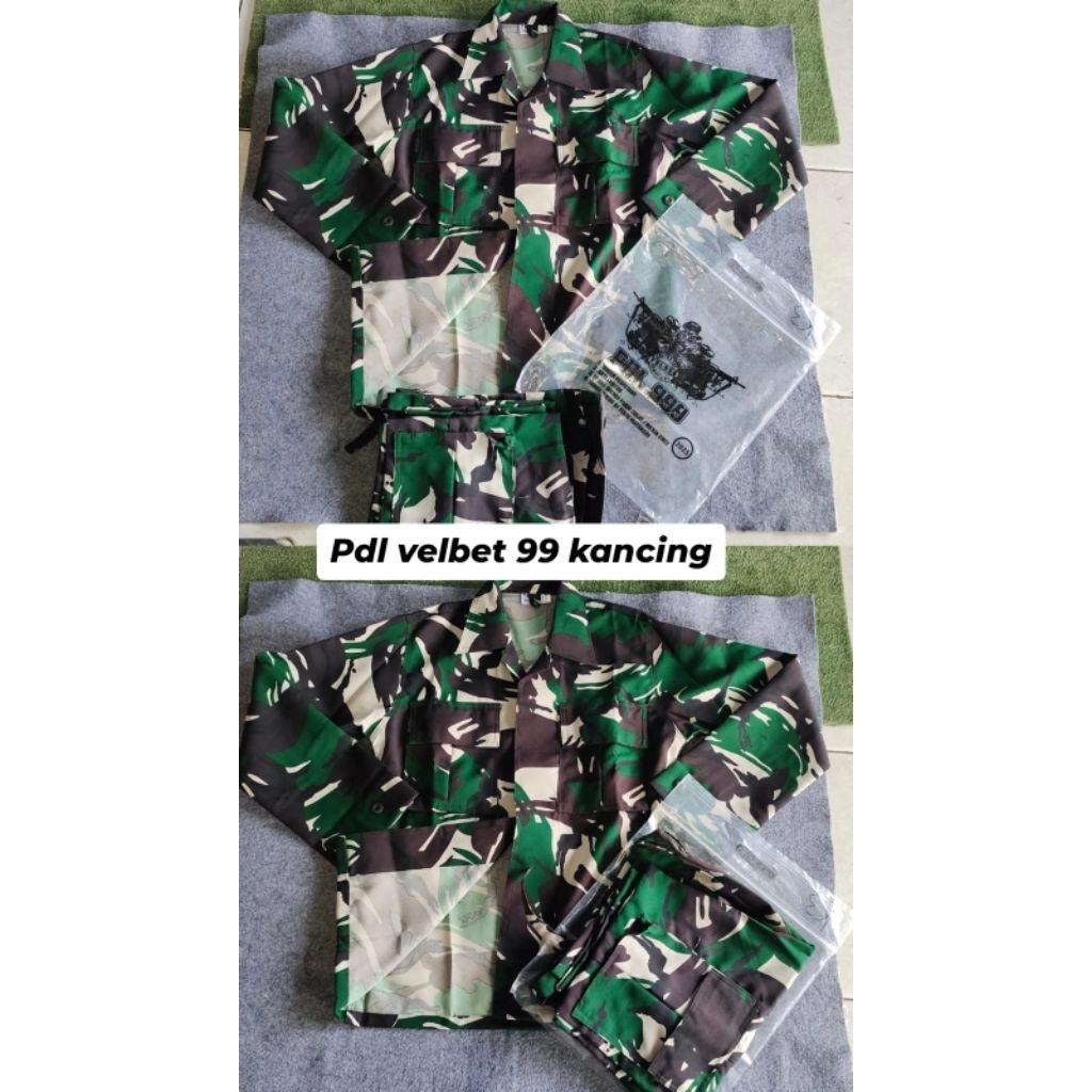 BAJU PDL VELBED 999 MULTI CROPS/BAJU PDL VELBED GELAP 999