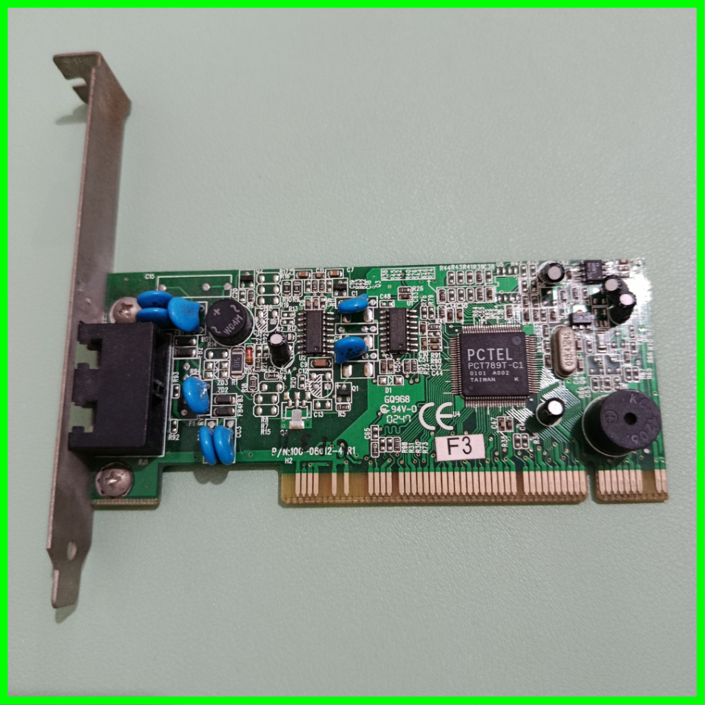 PCTEL modem internal komputer PC jadul koneksi telepon rumah RJ11
