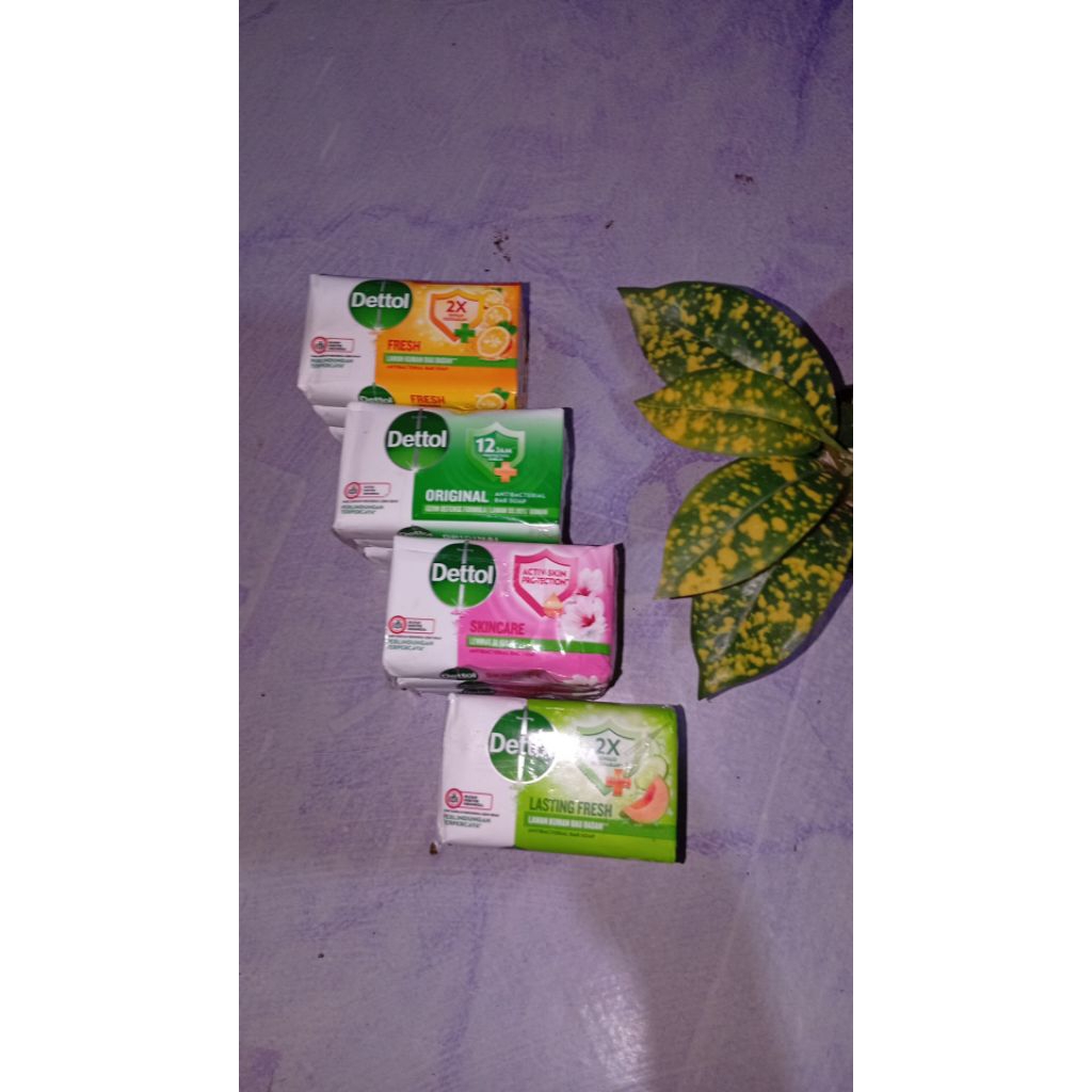 Promo Sabun Batang Dettol 60g random 10 pcs