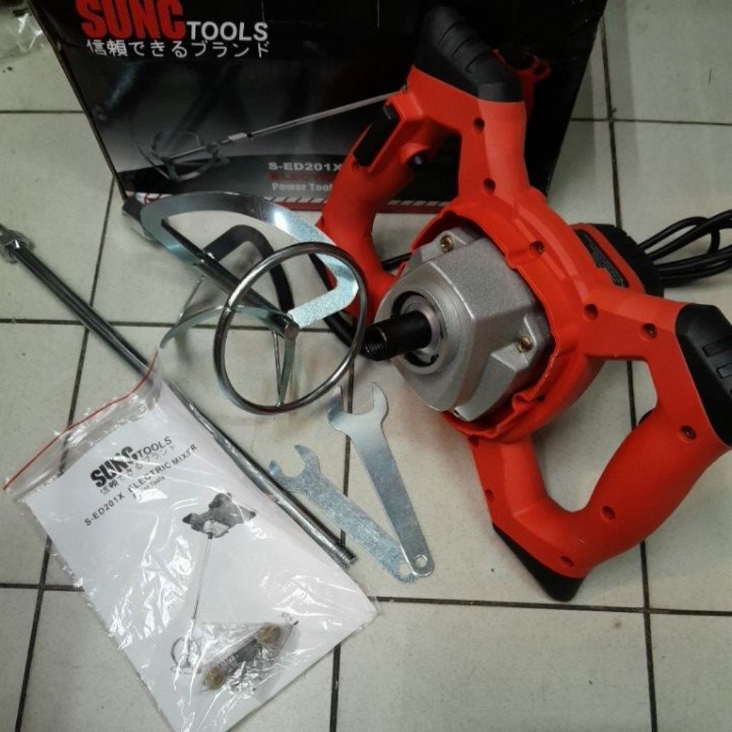 BOR MIXER LISTRIK / PENGADUK SEMEN PORTABLE