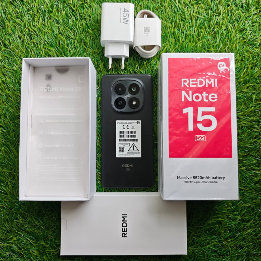 XIAOMI REDMI NOTE 15 5G 8/256GB HP SECOND HP SEKEN HP BEKAS HP MURAH