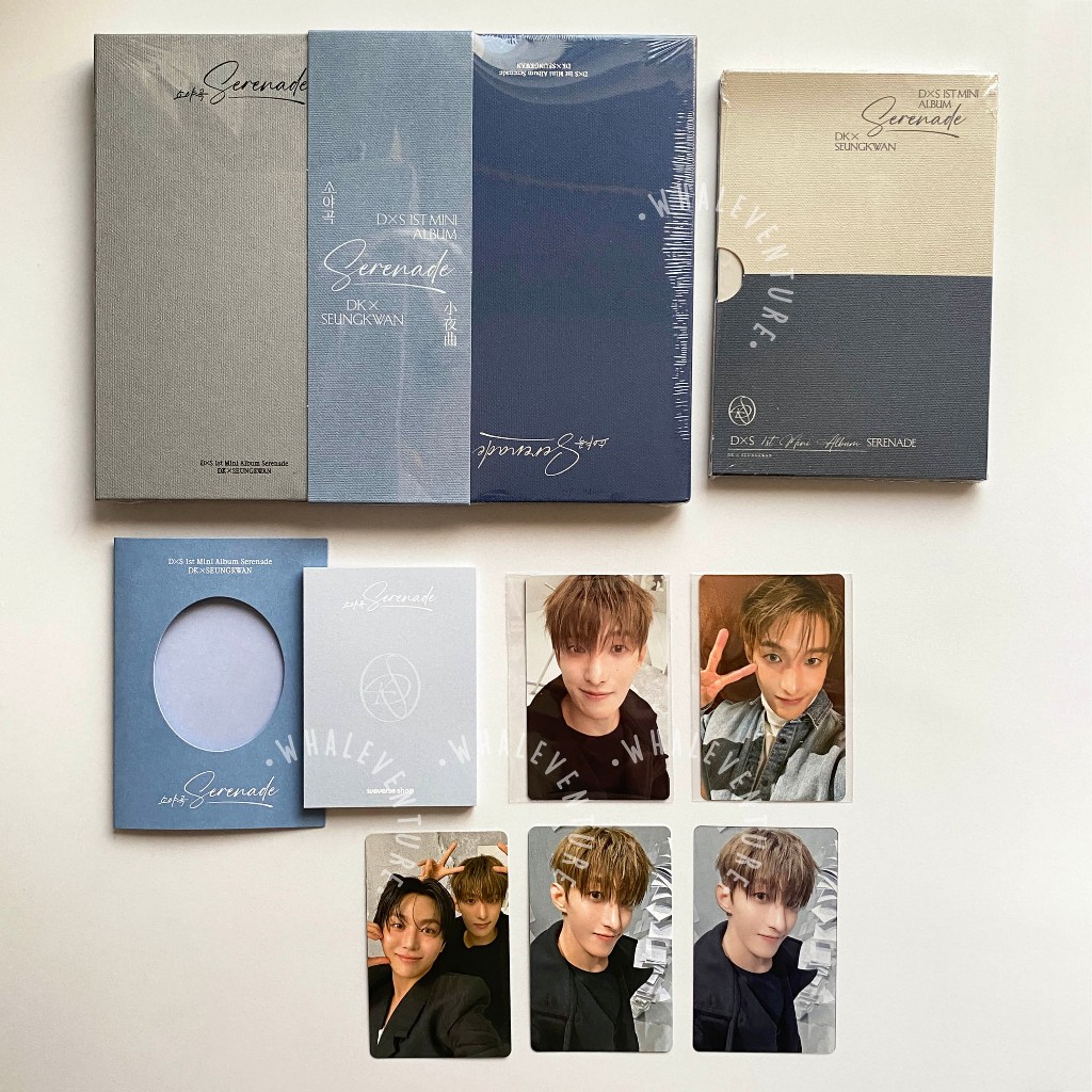 READY - DxS 1st Mini Album Serenade DK Seungkwan | Reg Standard ver. Compact Photocard unit Photofra