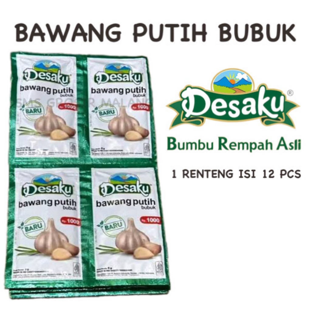 BAWANG PUTIH BUBUK DESAKU / GARLIC POWDER / BAWANG BUBUK