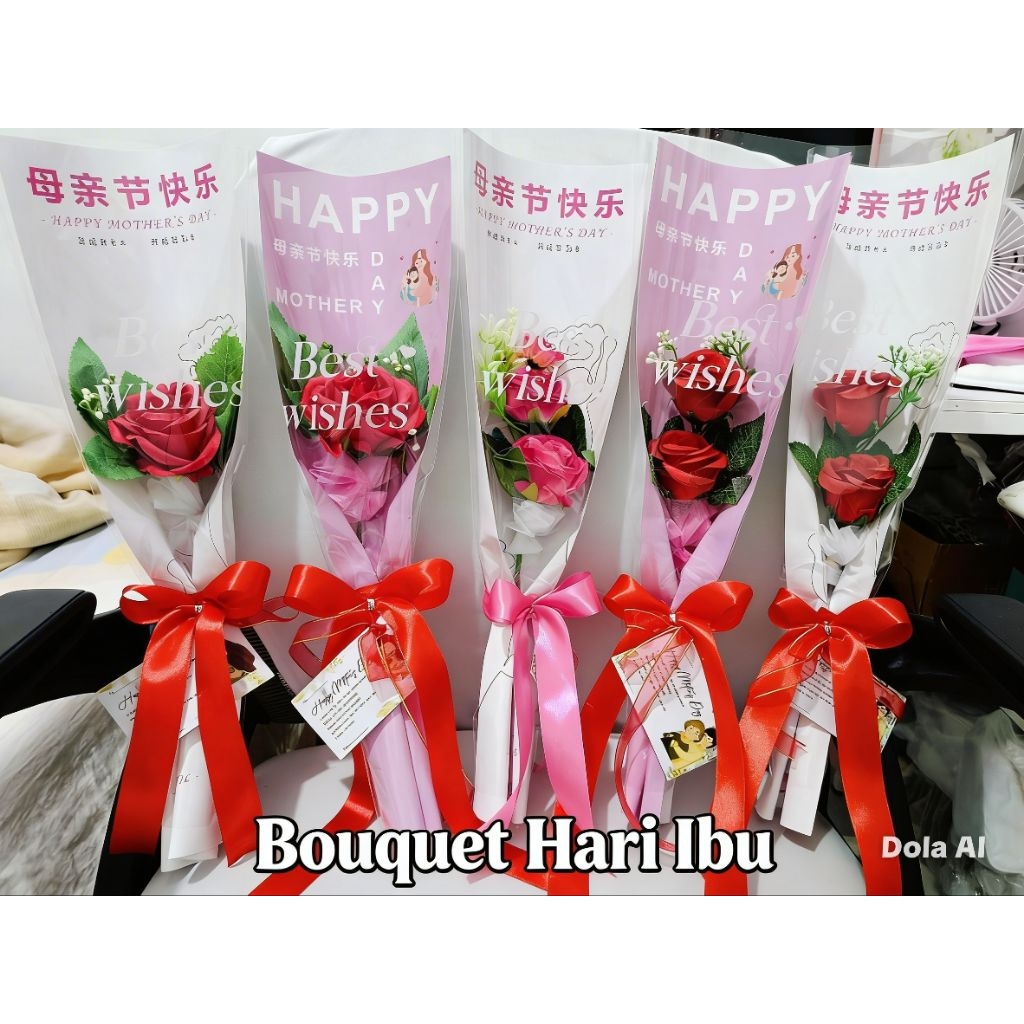 BUNGA HARI IBU / BUKET IBU / BUKET HARI IBU / BUKET MOTHERS DAY / GIFT HARI IBU / HAMPERS HARI IBU /