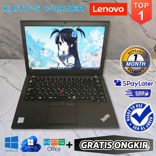 Laptop Lenovo Thinkpad X260 Core i5/i7 Gen 6 - Layar 12,5" inch - SECOND BERKUALITAS GARANSI